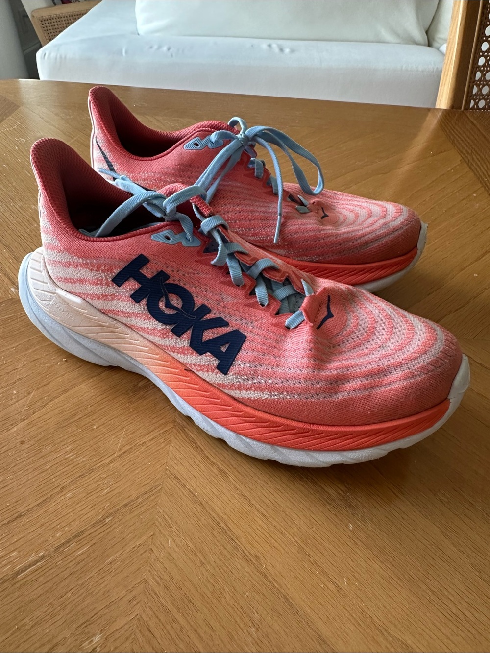 Hoka Mach 5 Coral Women's Running Shoes